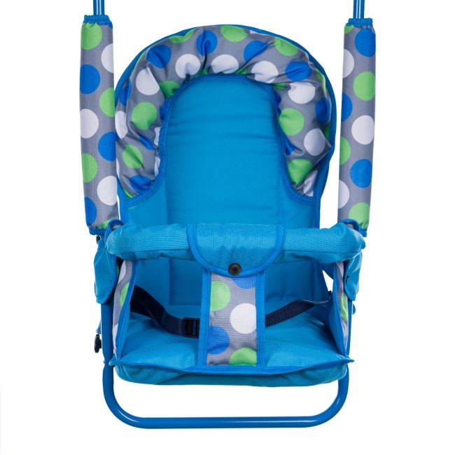 Leagan pentru copii, Top Kids, cu spatar reglabil, Blue Dots KRT4117ATH3BD