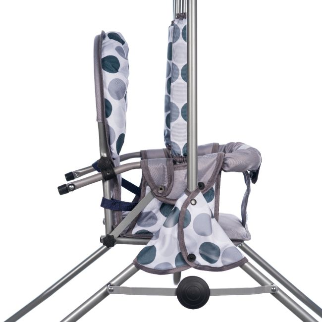 Leagan pentru copii, Top Kids, cu spatar reglabil, Grey Dots KRT4117ATH3GD