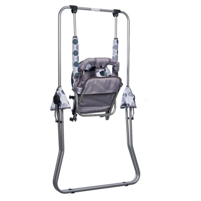 Leagan pentru copii, Top Kids, cu spatar reglabil, Grey Dots KRT4117ATH3GD