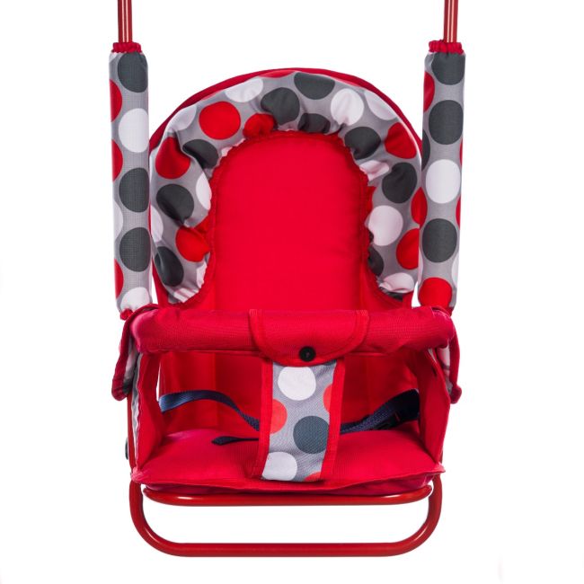Leagan pentru copii, Top Kids, cu spatar reglabil, Red Dots KRT4117ATH3RD