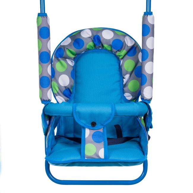 Leagan pentru copii, Top Kids, pentru interior si exterior, Blue Dots KRT4100ATH2BD