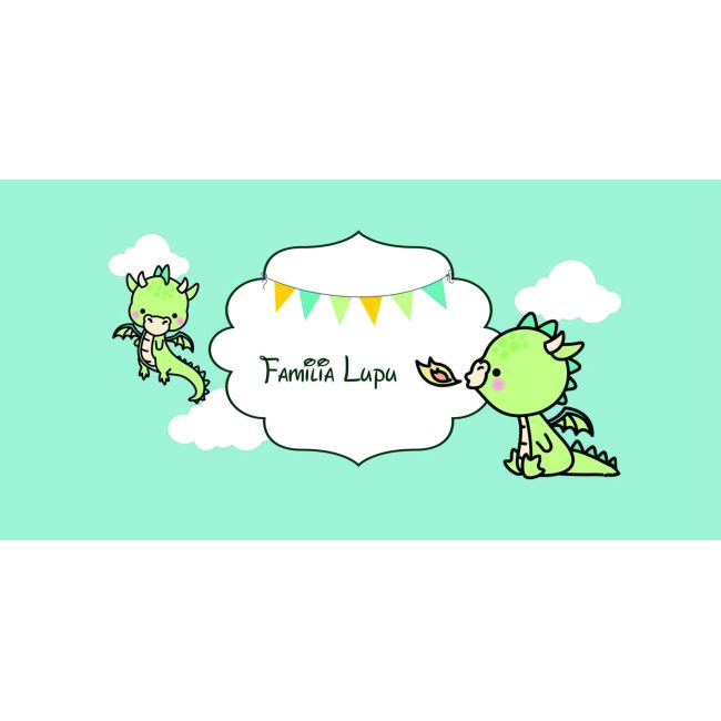 Place card Micutul dragon - SHYFL036