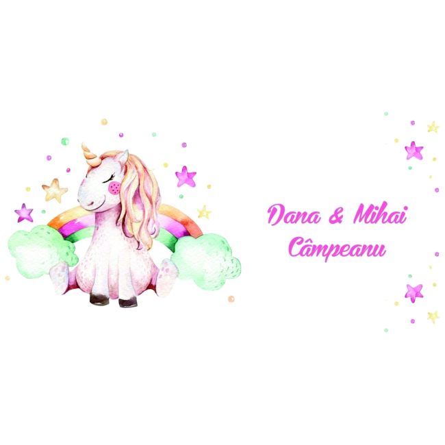 Place card Micul unicorn - SHYFL050