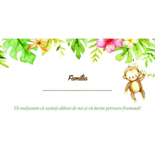 Place card Jungle - SHYFL052