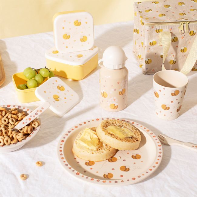 SB Set de masa din bambus Albinuta vesela DNBSB_ZOE087