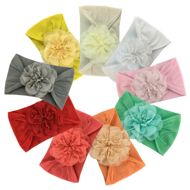 Bentita lata cu floare cu franjuri MBFD384-c7