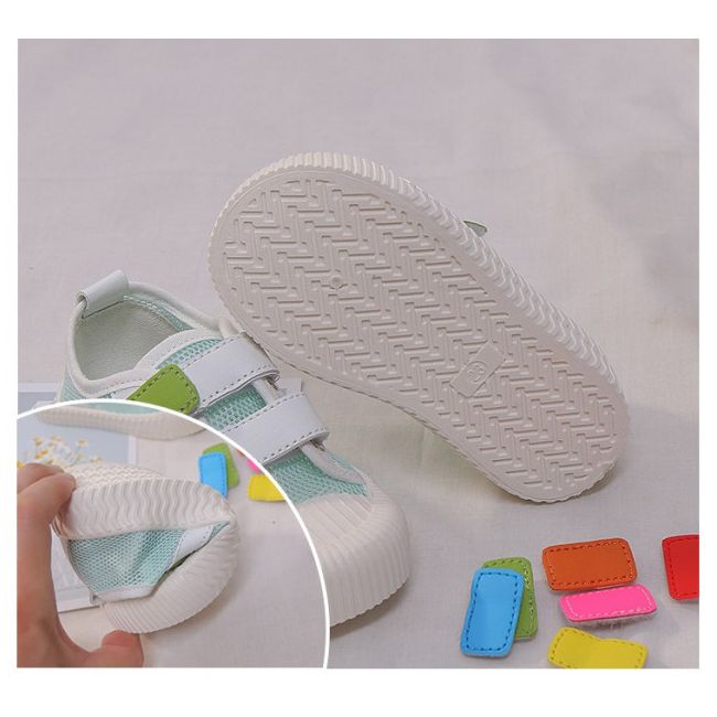 Tenisi verzi cu insertii albe MD1096-5-c