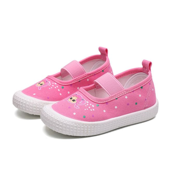 Espadrile roz pentru fetite - Papusica MDa356-6-c.Marimea 23