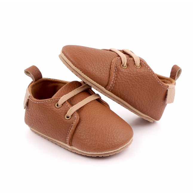 Pantofiori eleganti maro cu sireturi MDd2548-2-p24