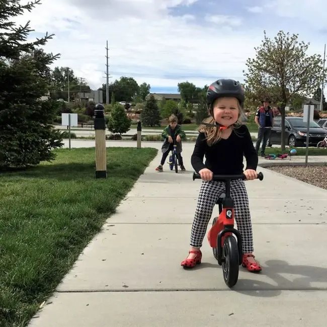 Balance bike qplay tech negru smb321qptech60