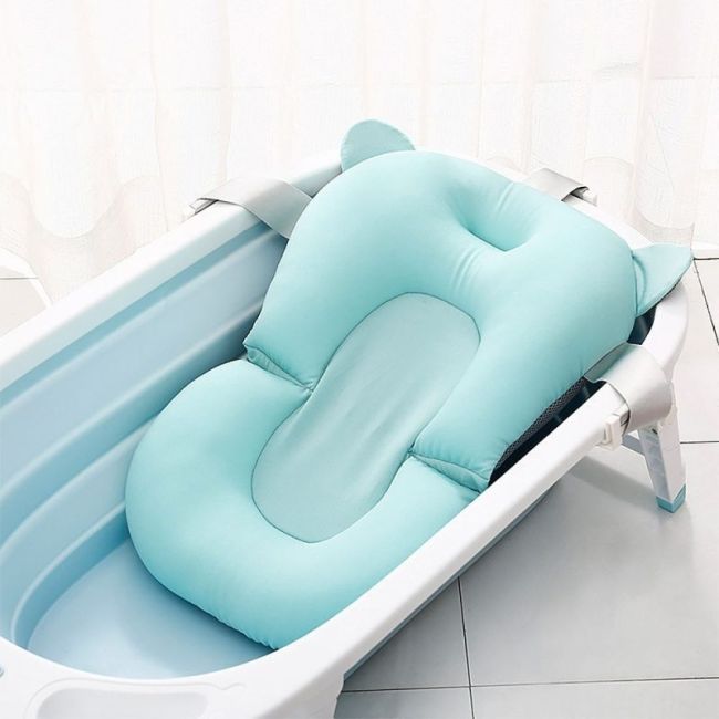 Cadita pliabila cu termometru si suport anatomic genua premium blue lvtk5903794147478