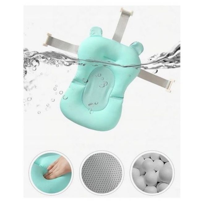 Cadita pliabila cu termometru si suport anatomic genua premium blue lvtk5903794147478