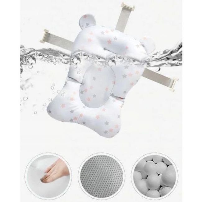 Cadita pliabila cu termometru si suport anatomic genua premium grey lvtk5904067518032