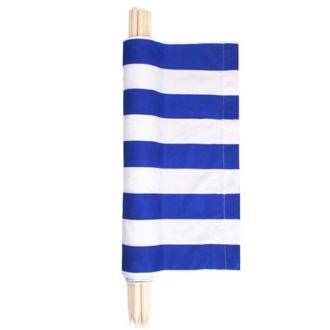 Paravan pentru plaja pliabil 10m navy stripes springos lvtkpa009