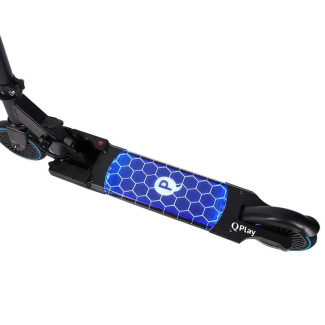 Trotineta led qplay honeycomb albastru smb321qphnc30