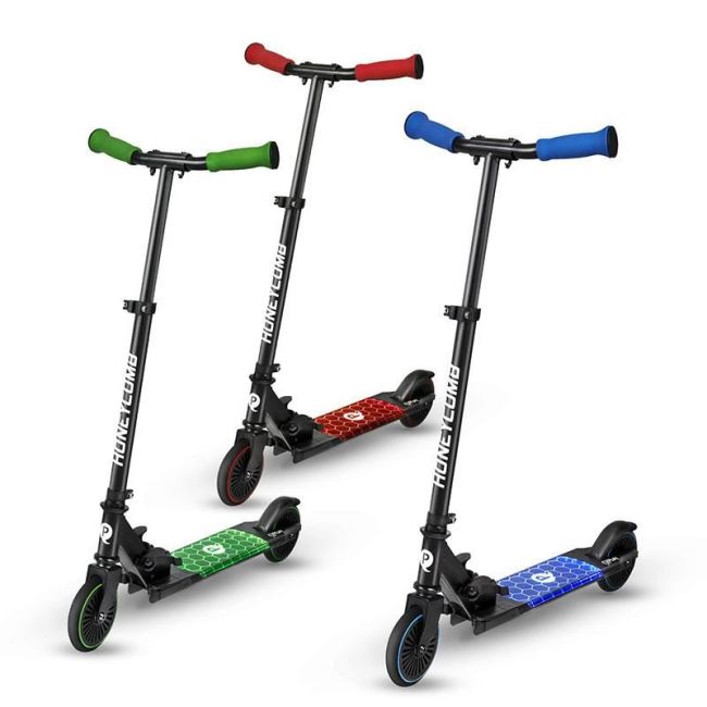 Trotineta led qplay honeycomb verde smb321qphnc80