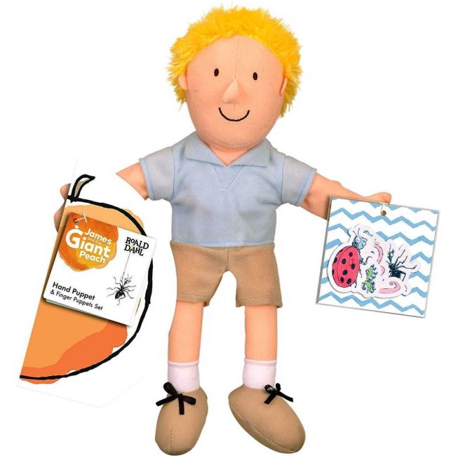 Set Marionete Roald Dahl James si piersica uriasa Fiesta Crafts FCT-2914 BBJFCT-2914_Initiala