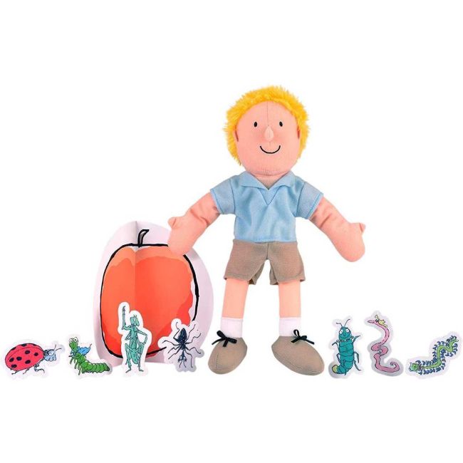Set Marionete Roald Dahl James si piersica uriasa Fiesta Crafts FCT-2914 BBJFCT-2914_Initiala