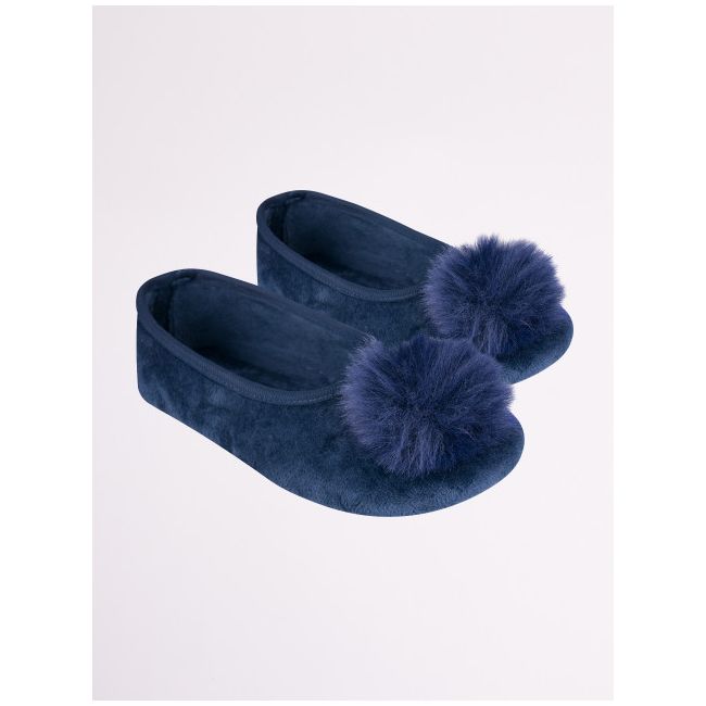 Botosei bleumarine cu puf BL-57