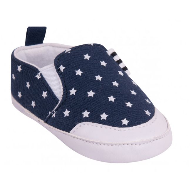 Espadrile bleumarine cu stelute pentru bebelusi OB-112-1.0-6 luni