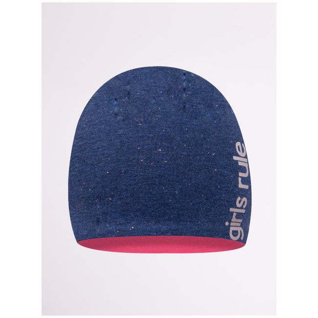 Fes dublat bleumarine pentru fetite - Girls Rule CDA-725