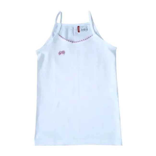 Maiou alb cu bretelute 340-2