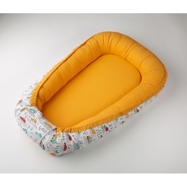 Babynest Yellow Car MRD216