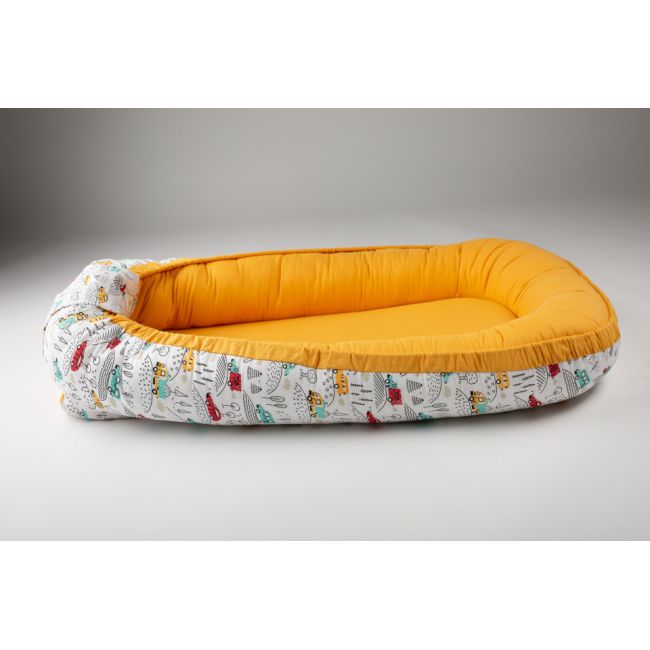 Babynest Yellow Car MRD216