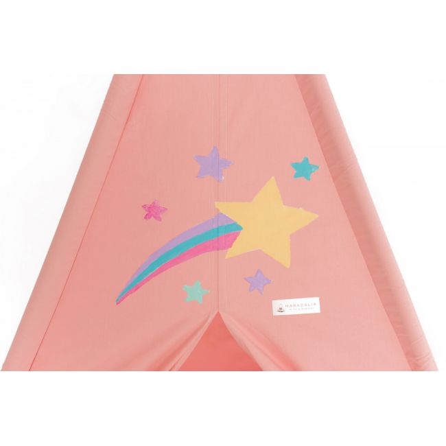 Cort de joaca UNICAT, pictat manual, Unicorn, Curcubeu, Stelute MRD253