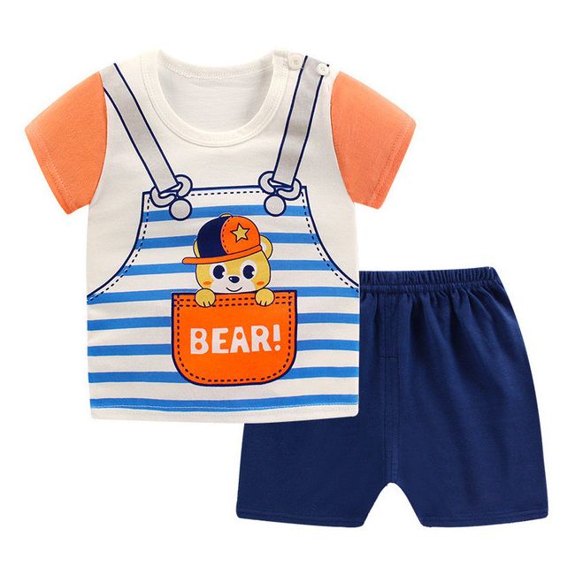 Pijama pentru baietei - Bear MDH986-29.9-12 luni (Marimea 20 incaltaminte)