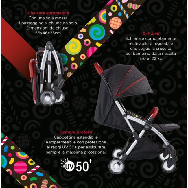 Carucior sport Chicco Goody Special Edition, Craig & Karl, 0luni+ CHC7986146-8_CRAIG&KARL