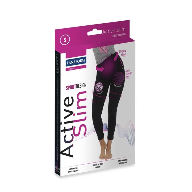 Colanti Active Slim pentru exercitii fizice cu fibre biorceramice si micromasaj 3D,Lanaform  marime L SUPLA0160013E