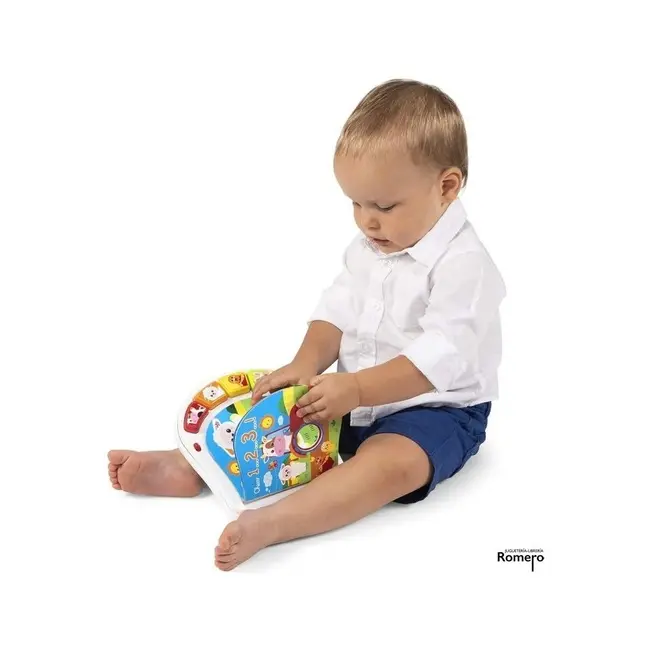 Jucarie eletronica vorbitoare Chicco carticica ferma animalelor, 6-36luni CHC09778-1