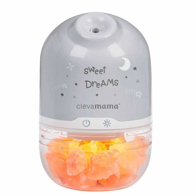 Lampa cu sare din Himalaya, umidificator cu lumina de noapte Clevamama 3070 SUPclvm_3070