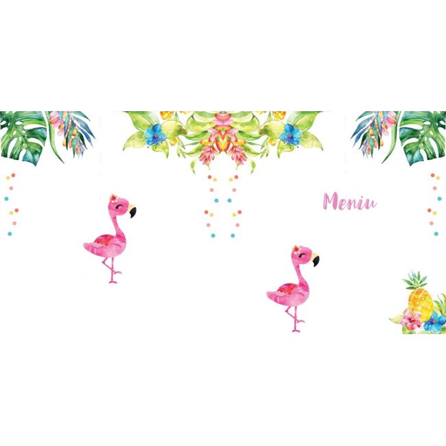 Meniu botez Flamingo - SHYFL063