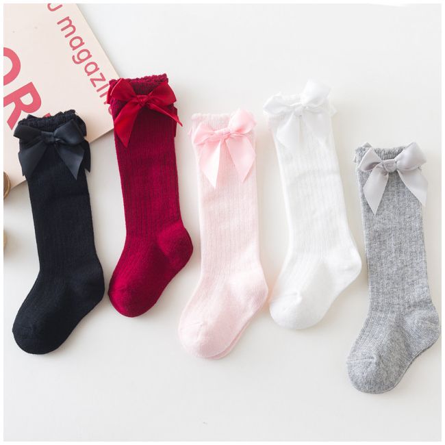 Sosete trei sferturi diverse culori cu fundita ADSKK135-C15