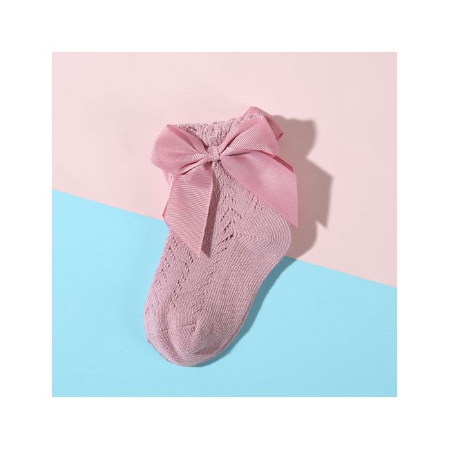 Sosetele cu model din tesatura si fundita MDSKK140-C20