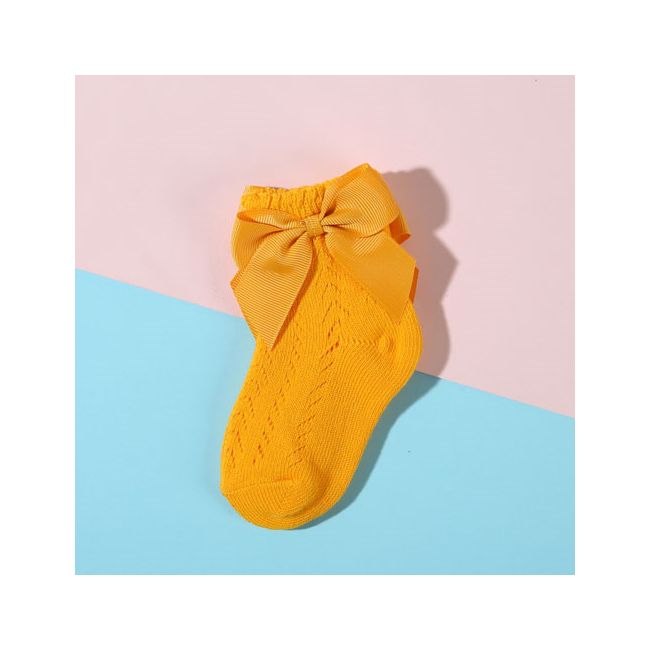 Sosetele cu model din tesatura si fundita MDSKK140-C20