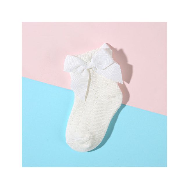 Sosetele cu model din tesatura si fundita MDSKK140-C20