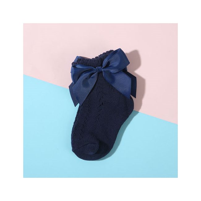 Sosetele cu model din tesatura si fundita MDSKK140-C20