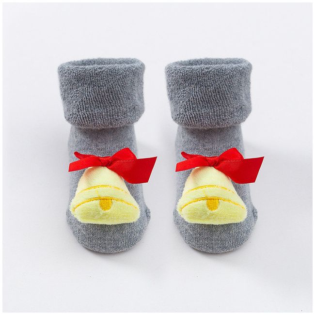 Sosetele flausate pentru bebelusi - Jucarioare de Craciun MBSKK147-C16