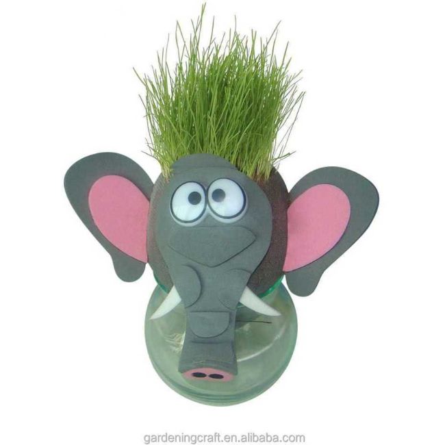 Domnul Cap de Iarba Animalute Bambinice BN034 BBJBN034_Elefantel