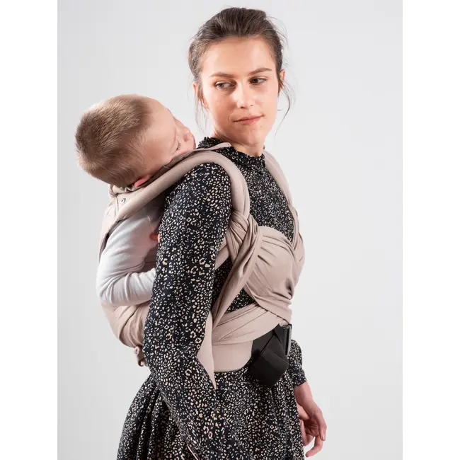 Marsupiu isara quick half buckle caffe latte