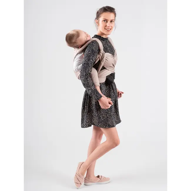 Marsupiu isara quick half buckle caffe latte