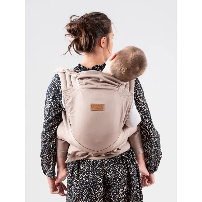 Marsupiu isara quick half buckle caffe latte