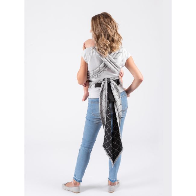Marsupiu isara quick half buckle diamonda gray