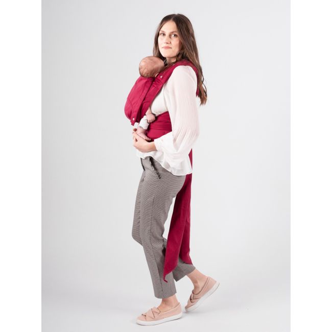 Marsupiu isara quick half buckle scarlet
