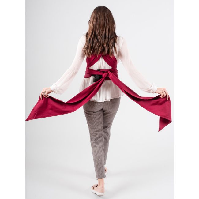 Marsupiu isara quick half buckle scarlet