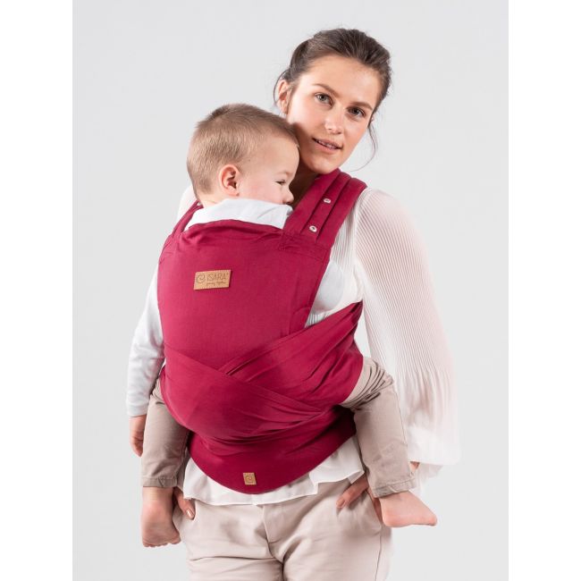 Marsupiu isara quick half buckle scarlet