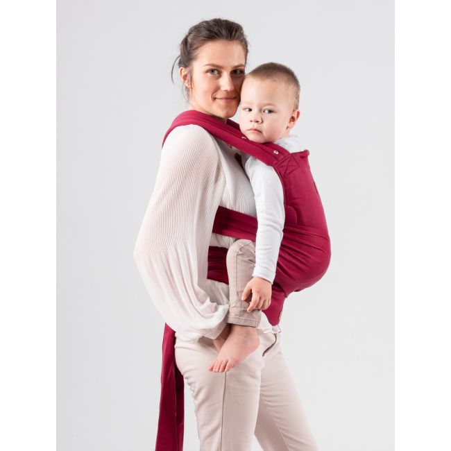 Marsupiu isara quick half buckle scarlet
